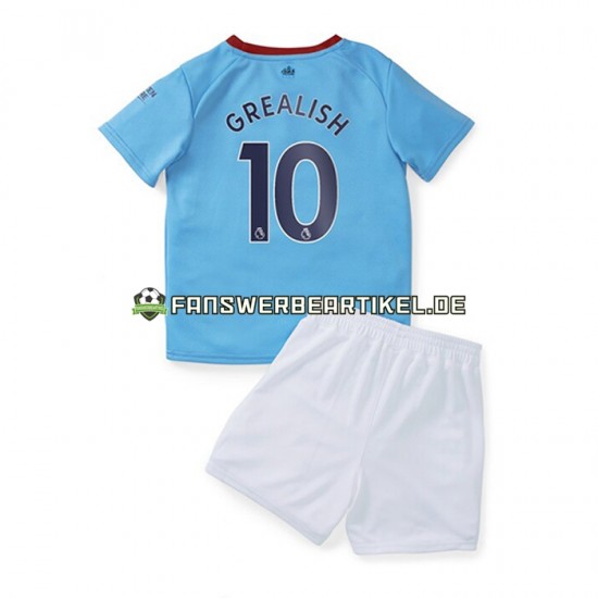 Grealish 10 Trikot Manchester City Kinder Heimausrüstung 2022-2023 Kurzarm