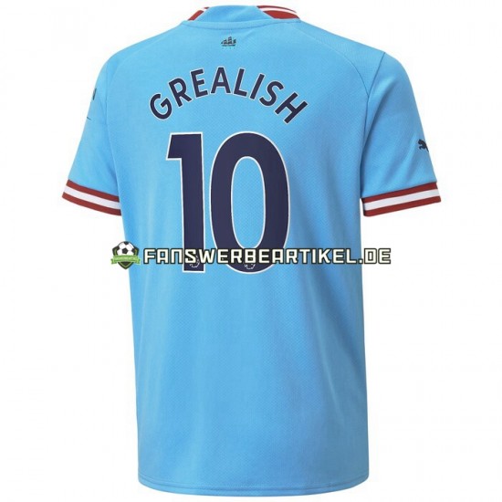 Grealish 10 Trikot Manchester City Herren Heimausrüstung 2022-2023 Kurzarm