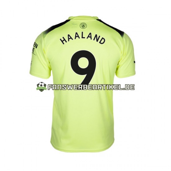 Haaland 9 Trikot Manchester City Herren Ausweich ausrüstung 2022-2023 Kurzarm