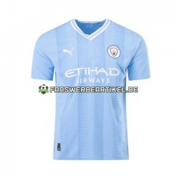 J. ALVAREZ 19 Trikot Manchester City Herren Heimausrüstung 2023-2024 Kurzarm