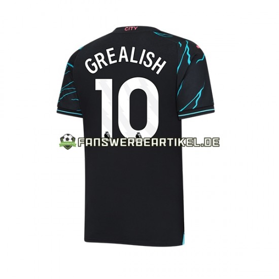 Jack Grealish 10 Trikot Manchester City Herren Ausweich ausrüstung 2023-2024 Kurzarm