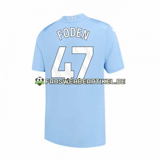 Phil Foden 47 Trikot Manchester City Herren Heimausrüstung 2023-2024 Kurzarm