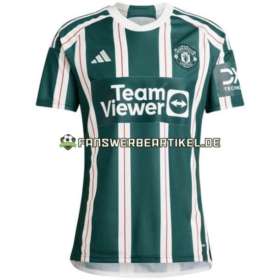 Trikot Manchester United Herren Auswärtsausrüstung 2023-2024 Kurzarm