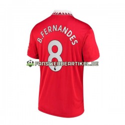 Bruno Fernandes 8 Trikot Manchester United Herren Heimausrüstung 2022-2023 Kurzarm