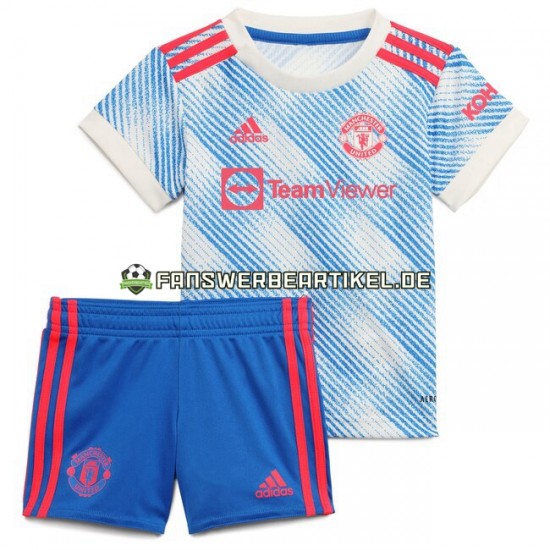 Trikot Manchester United Kinder Auswärtsausrüstung 2021-2022 Kurzarm