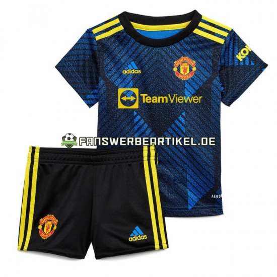 Trikot Manchester United Kinder Ausweich ausrüstung 2021-2022 Kurzarm