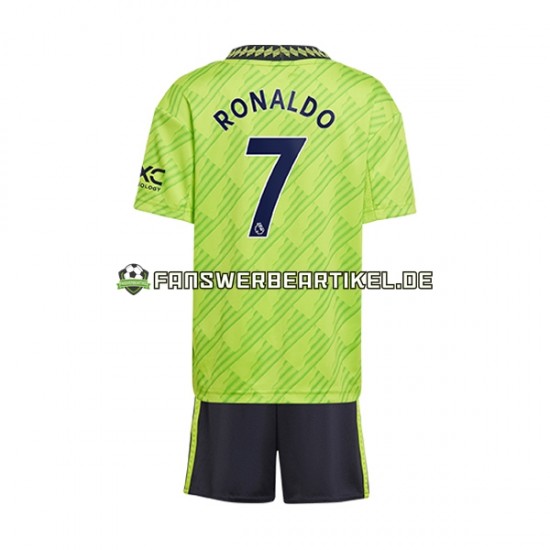 Cristiano Ronaldo 7 Trikot Manchester United Kinder Ausweich ausrüstung 2022-2023 Kurzarm