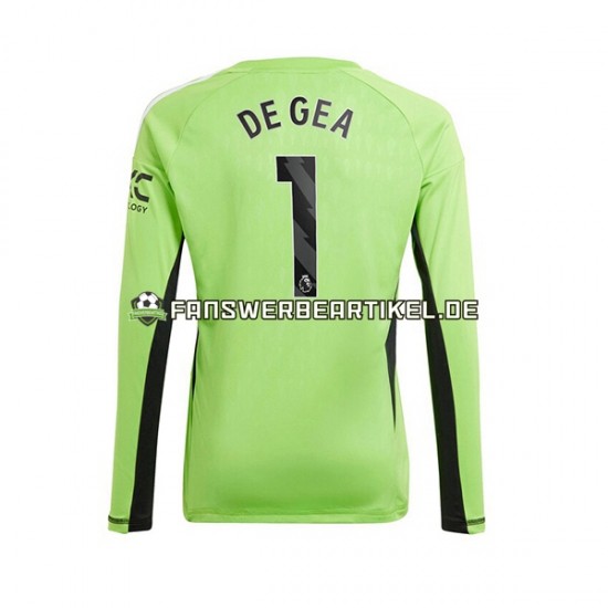 De Gea 1 Torwart Trikot Manchester United Herren Heimausrüstung 2023-2024 Langarm