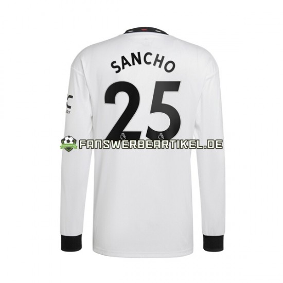 Jadon Sancho 25 Trikot Manchester United Herren Auswärtsausrüstung 2022-2023 Langarm