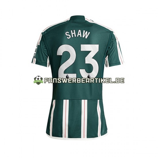 Luke Shaw 23 Trikot Manchester United Herren Auswärtsausrüstung 2023-2024 Kurzarm