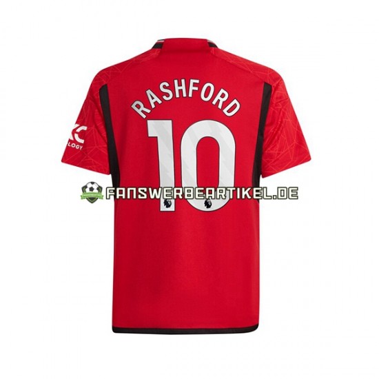 Marcus Rashford 10 Trikot Manchester United Herren Heimausrüstung 2023-2024 Kurzarm