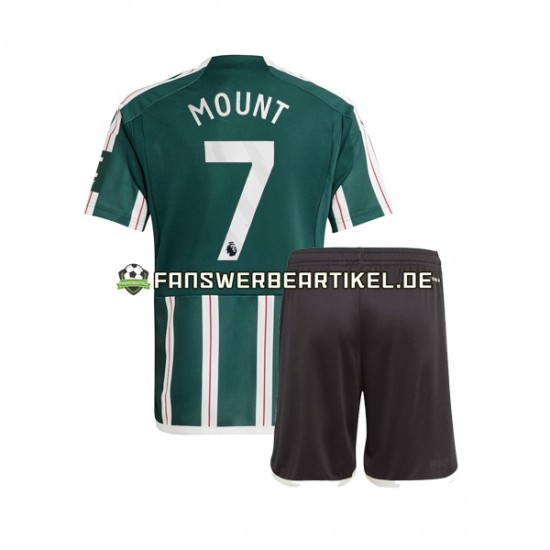 Mason Mount 7 Trikot Manchester United Kinder Auswärtsausrüstung 2023-2024 Kurzarm