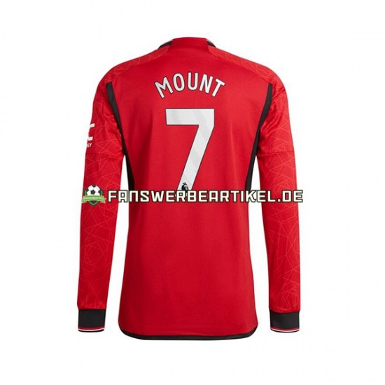 Mount 7 Trikot Manchester United Herren Heimausrüstung 2023-2024 Langarm