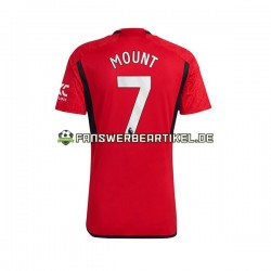 Mount 7 Trikot Manchester United Herren Heimausrüstung 2023-2024 Kurzarm