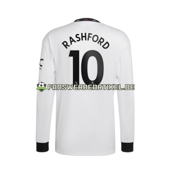 Rashford 10 Trikot Manchester United Herren Auswärtsausrüstung 2022-2023 Langarm