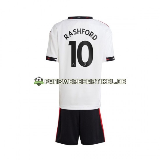 Rashford 10 Trikot Manchester United Kinder Auswärtsausrüstung 2022-2023 Kurzarm