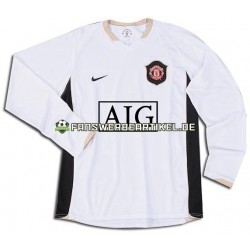 Retro -2007 Trikot Manchester United Herren Auswärtsausrüstung 2006 Langarm