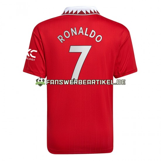 Ronaldo 7 Trikot Manchester United Herren Heimausrüstung 2022-2023 Kurzarm