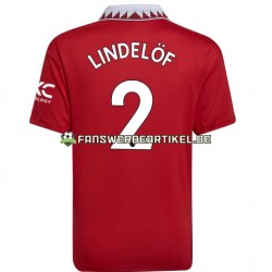 Victor Lindelof 2 Trikot Manchester United Herren Heimausrüstung 2022-2023 Kurzarm