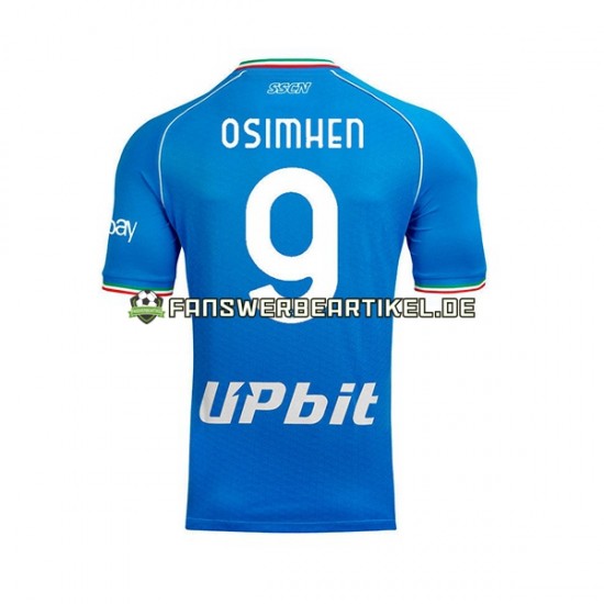 OSIMHEN 9 Trikot SSC Neaples Herren Heimausrüstung 2023-2024 Kurzarm