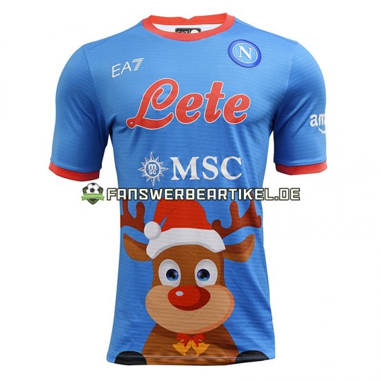 Xmas Trikot SSC Neaples Herren Heimausrüstung 2022-2023 Kurzarm