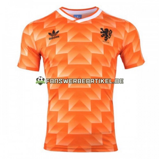 Retro 1988 Trikot Niederlande Herren Heimausrüstung Kurzarm