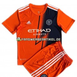 Trikot New York City Kinder Auswärtsausrüstung 2022-2023 Kurzarm