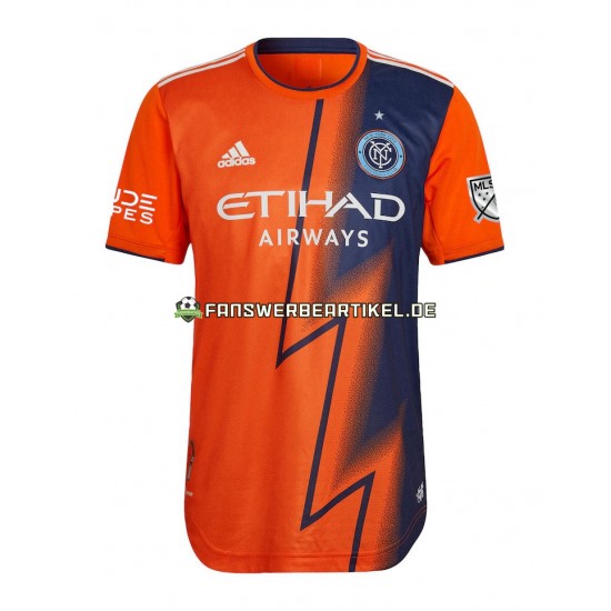 FC Trikot New York City Herren Auswärtsausrüstung 2022-2023 Kurzarm