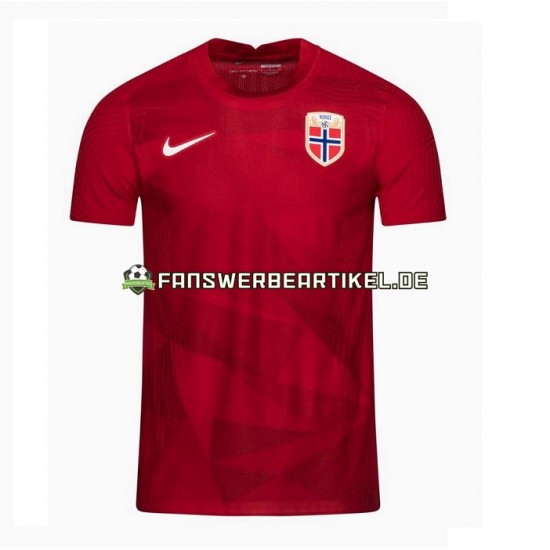 Trikot Norwegen Herren Heimausrüstung 2022 Kurzarm