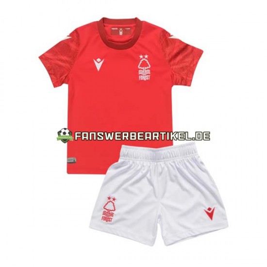 Trikot Nottingham Forest Kinder Heimausrüstung 2022-2023 Kurzarm