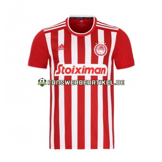 Trikot Olympiacos Herren Heimausrüstung 2021-2022 Kurzarm