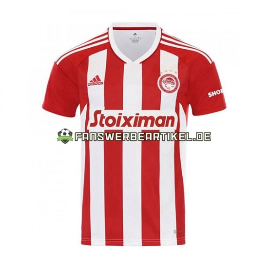 Trikot Olympiacos Herren Heimausrüstung 2022-2023 Kurzarm