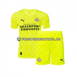 Torwart Trikot PSV Eindhoven Kinder Auswärtsausrüstung 2023-2024 Kurzarm