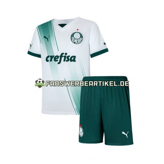 Trikot Palmeiras Kinder Auswärtsausrüstung 2023-2024 Kurzarm