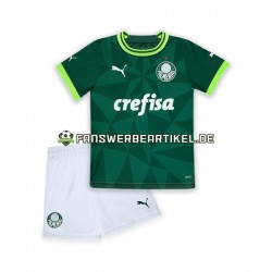 Trikot Palmeiras Kinder Heimausrüstung 2023-2024 Kurzarm