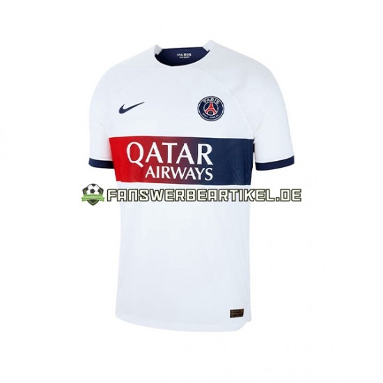 Trikot Paris Saint-Germain Herren Auswärtsausrüstung 2023-2024 Kurzarm