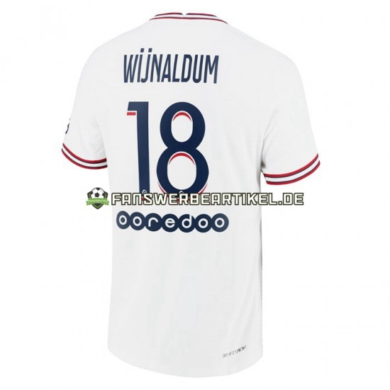 Georginio Wijnaldum 18 Trikot Paris Saint-Germain Herren Viertes ausrüstung 2021-2022 Kurzarm