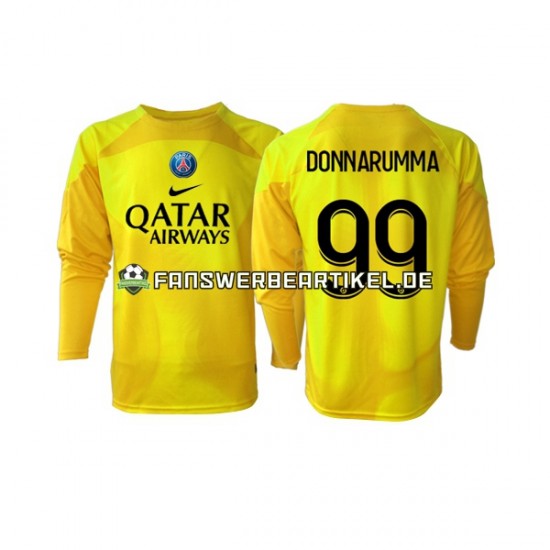 Gianluigi Donnarumma 99 Torwart Trikot Paris Saint-Germain Herren Ausweich ausrüstung 2022-2023 Langarm