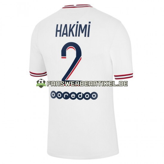 Hakimi 2 Trikot Paris Saint-Germain Herren Viertes ausrüstung 2021-2022 Kurzarm