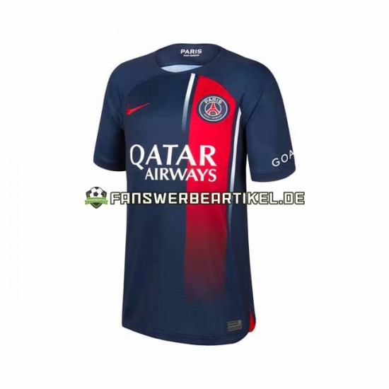 Hakimi 2 Trikot Paris Saint-Germain Herren Heimausrüstung 2023-2024 Kurzarm