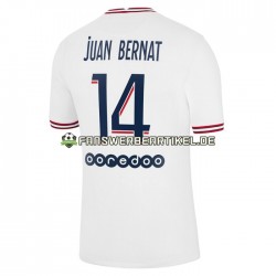 Juan Bernat 14 Trikot Paris Saint-Germain Herren Viertes ausrüstung 2021-2022 Kurzarm