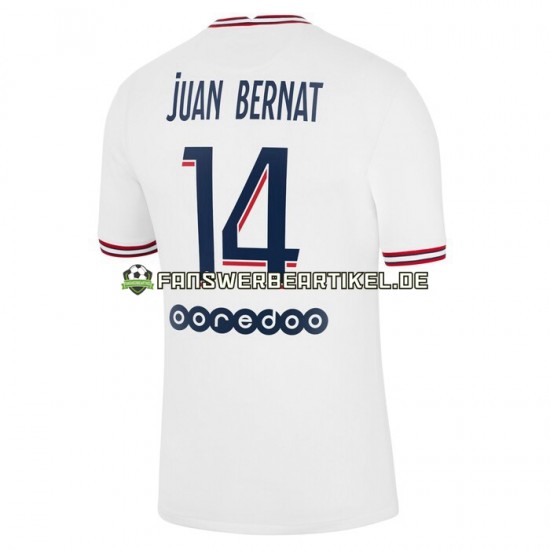 Juan Bernat 14 Trikot Paris Saint-Germain Herren Viertes ausrüstung 2021-2022 Kurzarm