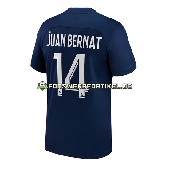 Juan Bernat 14 Trikot Paris Saint-Germain Herren Heimausrüstung 2022-2023 Kurzarm