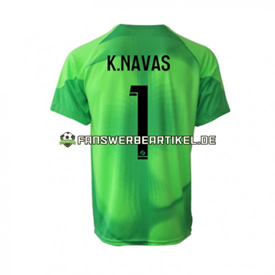 Keylor Navas 1 Torwart Trikot Paris Saint-Germain Herren Heimausrüstung 2022-2023 Kurzarm