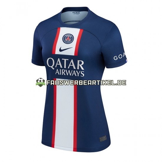 Trikot Paris Saint-Germain Dame Heimausrüstung 2022-2023 Kurzarm