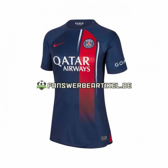 Trikot Paris Saint-Germain Dame Heimausrüstung 2023-2024 Kurzarm