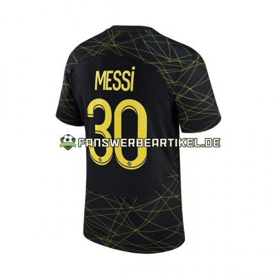 Lionel Messi 10 Trikot Paris Saint-Germain Herren Viertes ausrüstung 2022-2023 Kurzarm