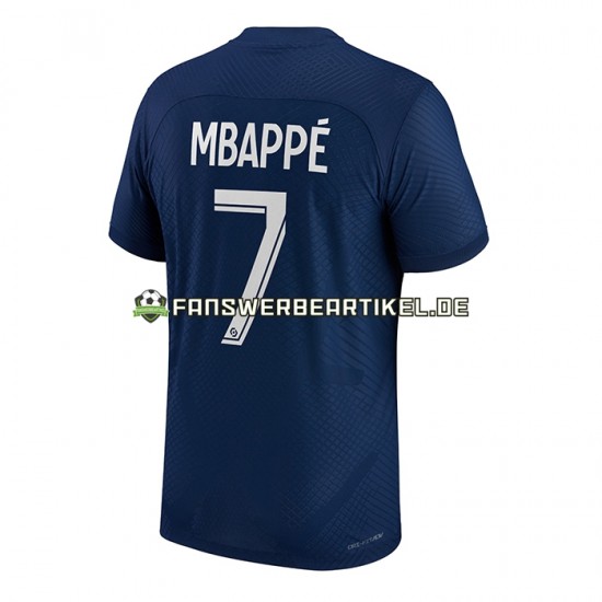 Mbappe 7 Trikot Paris Saint-Germain Herren Heimausrüstung 2022-2023 Kurzarm