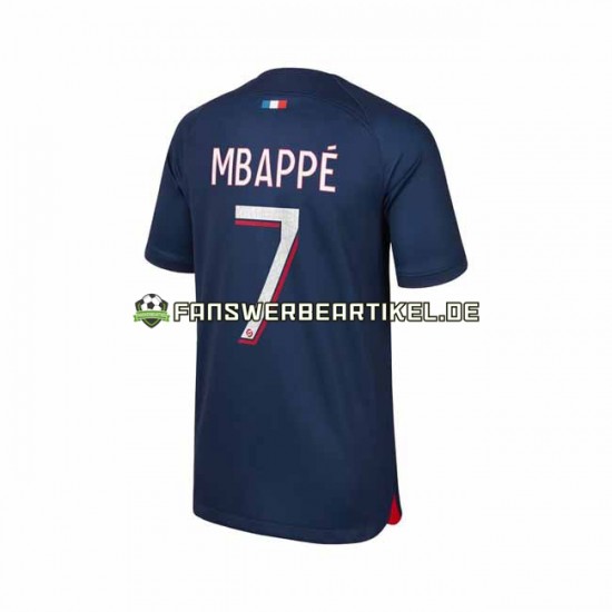 Mbappe 7 Trikot Paris Saint-Germain Herren Heimausrüstung 2023-2024 Kurzarm