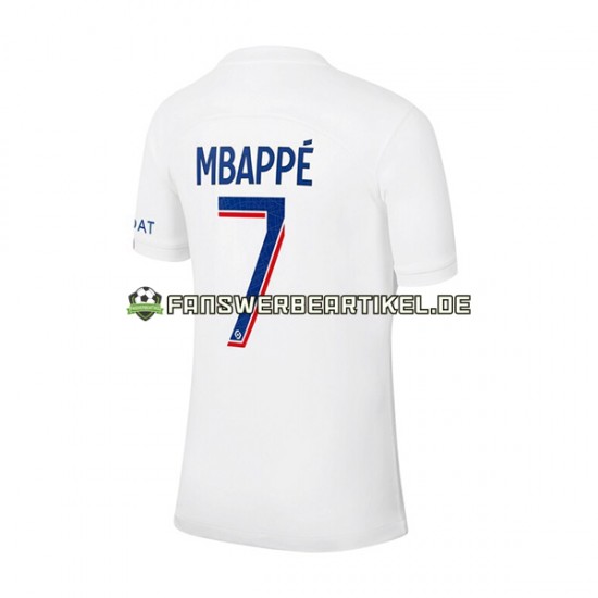 Mbappe 7 Trikot Paris Saint-Germain Herren Ausweich ausrüstung 2022-2023 Kurzarm